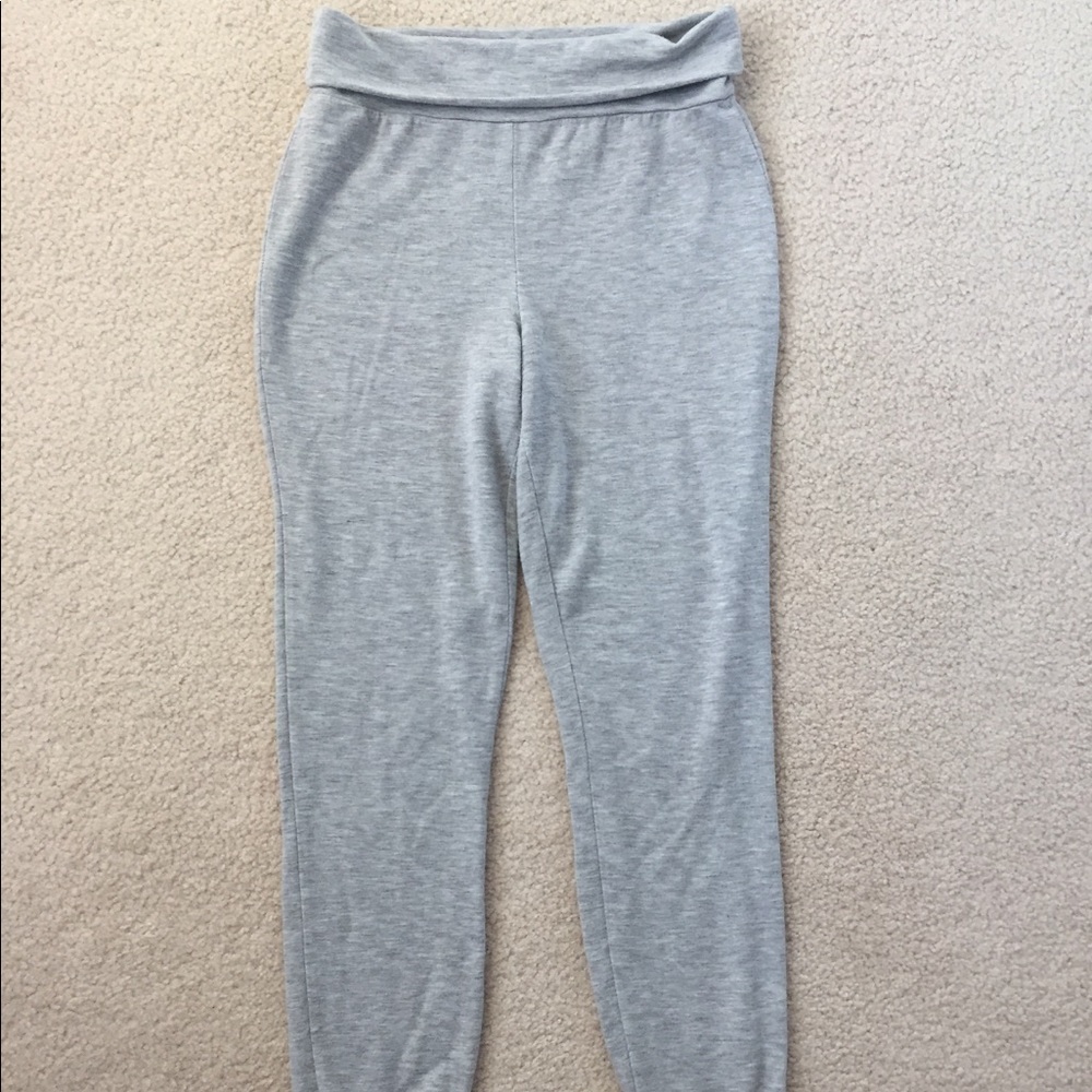 Ladies gray joggers sweatpants